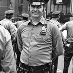 Cop at Anti War march in 1970